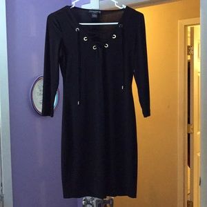 Chelsea & Theodore Black Dress with Laces